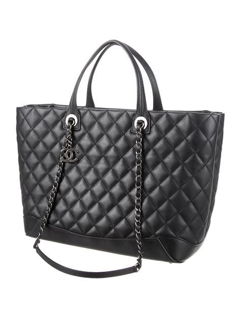 chanel quilted tote bag|chanel large shopping tote price.